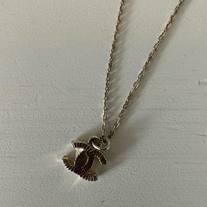 Chanel logo necklace
